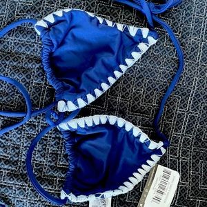 NWT dippin daisy triangle bikini top